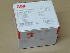Image of ABB S204-B32 THERMAL MAGNETIC CIRCUIT BREAKER 4 POLE 32A (1120)