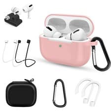 Image of Silicone 7 in 1 Shockproof Case For AirPods Pro 2nd 3rd Gen Cover With Keychain
