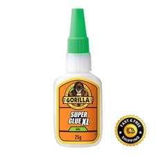 Image of Gorilla Super Glue Adhesive Gel Strong Bond Instant Clear Fast Dry 3g 6g 15g 25g