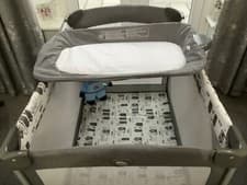 Image of JOIE COMMUTER TRAVEL COT & CHANGER GREY