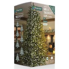 Image of 500 White LED TreeBrights + Timer Premier Christmas Decorations