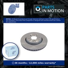 Image of 2x Brake Discs Pair Vented Front 293mm ADH243104 Blue Print Set 45251SWWG01 New