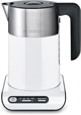 Image of Bosch Styline TWK8631GB Variable Temperature Cordless Kettle, 1.5L - White *NEW*