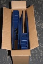 Image of Elba 25mm 2 O-Ring Binder A4 Blue (10 Pack) 400001508- FREE UK MAINLAND DELIVERY