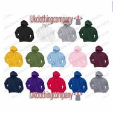 Image of Gildan Kids Hooded Sweatshirt - Heavy Blend - Childrens Plain Hoodie Blank Hoody