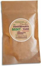 Image of Dentin Toothpaste Tablets + Fluoride Natural Plastic Free Eco-Friendly Denttabs