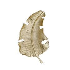 Image of KitchenCraft Artesá Brass Leaf Serving Plate - Party Serveware