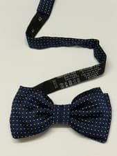 Image of Hugo Boss Cotton Silk Bow Tie Made in Italy £45 BNIB