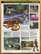 Image of 2004 Jak 3 PS2 Xbox PREVIEW Print Ad/Poster Authentic Daxter Video Game Pop Art