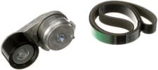 Image of GATES K028PK1553HD V-Ribbed Belt Set Engine Drive Belt Fits RENAULT TRUCKS