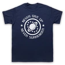 Image of GALAXY QUEST NSEA NEVER GIVE UP NEVER SURRENDER SCI FI MENS & WOMENS T-SHIRT