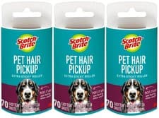 Image of Scotch-Brite Everyday Clean Lint Roller Refill, 3 Rolls x 56 Easy L, Weiß