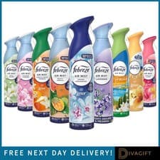 Image of FEBREZE AIR MIST AIR FRESHENER ELIMINATES ODOURS SPRAY 185ML SELECT SCENTS NEW