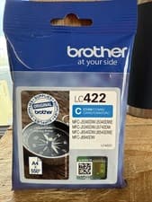 Image of Brother Original LC422C Cyan Ink Cartridge