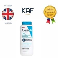 Image of CeraVe 2-in-1Anti Dandruff Shampoo Conditioner 1% Pyrithione Zinc,Hydrating,12OZ