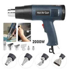 Image of 2000W 220V Industrial Electronic Hot Air Heat Gun Paint Stripper with 6 Nozzles