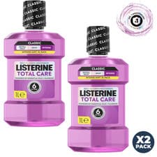 Image of Listerine Total Care Antibacterial Mouthwash Protection – 1000mL (Pack of 2)