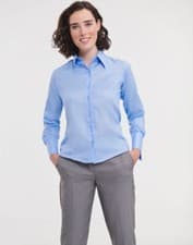 Image of Russell Ladies' Tailored Fit Long Sleeve Ultimate Non-Iron Shirt