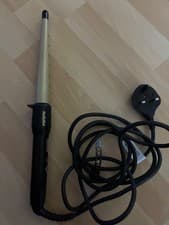 Image of Babyliss Titanium Brilliance Conical Hair Curling Wand 2358U Working PAT Tested