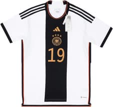 Image of Germany Women's Football Shirt (Size M) adidas Home Top - Sane - New