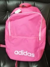 Image of ADIDAS LINEAR CLASSIC BACKPACK ADULTS / TEENS ADIDAS BAG PINK NEW WITH TAGS