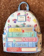 Image of New With Tags!! Loungefly Disney Princess Books Classics Mini Backpack!!