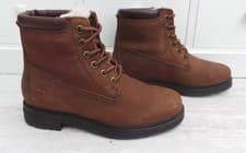 Image of NWOB TIMBERLAND REAL LEATHER & FUR LINED BOOTS SIZE 3.5 OR 36.5  vinted