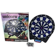 Image of Unicorn Soft Tip Non-Electronic Dartboard 2 Sets Of Darts New Boxed