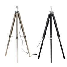 Image of Tall Tripod Floor Lamp Base Standard Free Standing Living Room Light Lighting