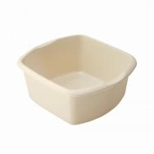 Image of ADDIS Small 8L Rectangular Washing Bowl Basin Linen Effect 510583