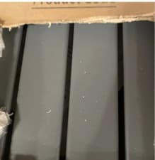 Image of ANTHRACITE HORIZONTAL DOUBLE SLIM PANEL RADIATOR 608 X 600MM