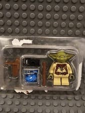 Image of LEGO STAR WARS Yoda Minifgure From Yoda's Galaxy Atlas (Book NOT Included)