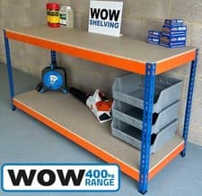 Image of Heavy Duty Workbench Industrial Garage Workshop Shed Work Packing storage Bench
