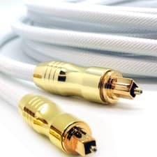 Image of TOSLINK Optical Cable Digital Audio Platinum SPDIF Surround Sound Lead 0.5 - 10m