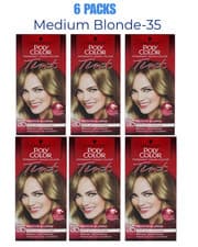 Image of 6X Schwarzkopf Poly Color Tint 35 Medium Blonde Hair Dye,