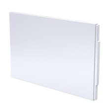 Image of Nuie Acrylic Straight Bath End Panel 510mm H x 800mm W - Gloss White
