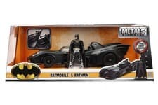 Image of Jada Diecast DC Comics Batman 1989 Batmobile With Figure - 1:24 Scale Collection