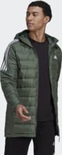 Image of adidas Mens Essential Down Parka Jacket Coat Outerwear HK4645 Size XS RRP £120