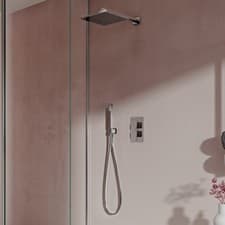 Image of Aqualisa Dream Thermostatic Mixer Shower - Concealed with Handset & Wall Fixed H
