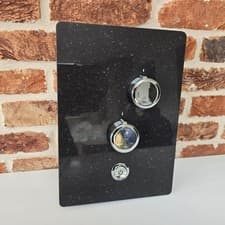 Image of Triton Inscriptions 9.5 kw Electric Shower - Black Granite New No Accessories