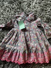 Image of Monsoon girls dress age 6-12 months