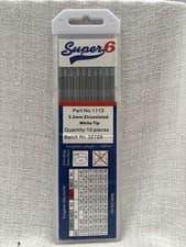 Image of Tungsten Electrodes 3.2mm White Tip-10pack-Super 6