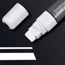 Image of SIGEL BA171 Chalk Marker 150, chisel tip 5-15 mm, White white 150 1 x chisel tip