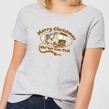 Image of National Lampoon R.V. Women's Christmas T-Shirt - Grey