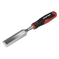 Image of Sealey Hammer-Thru Wood Chisel 32mm Soft Grips For Added Comfort