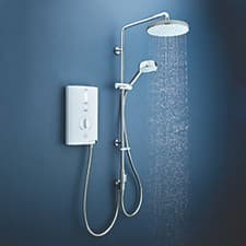Image of Mira Sport Max Airboost Dual Electric Shower - 10.8kW White & Chrome 1.1746.830