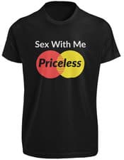Image of Vintage Sex God Comedy Funny T SHIRT Innuendo Mastercard Parody Rude Joke 90s