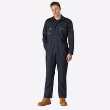 Image of Dickies Redhawk Mens Work Protection Boiler Suit Coveralls Navy