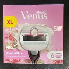 Image of Gillette Venus ComfortGlide PRO Razor Blades, Pomegranate Scent, 6 Pack (BNIB)