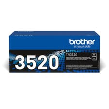 Image of Genuine Brother TN-3520 TN3520 Ultra High Yield Toner Cartridge 20,000 Pages OEM